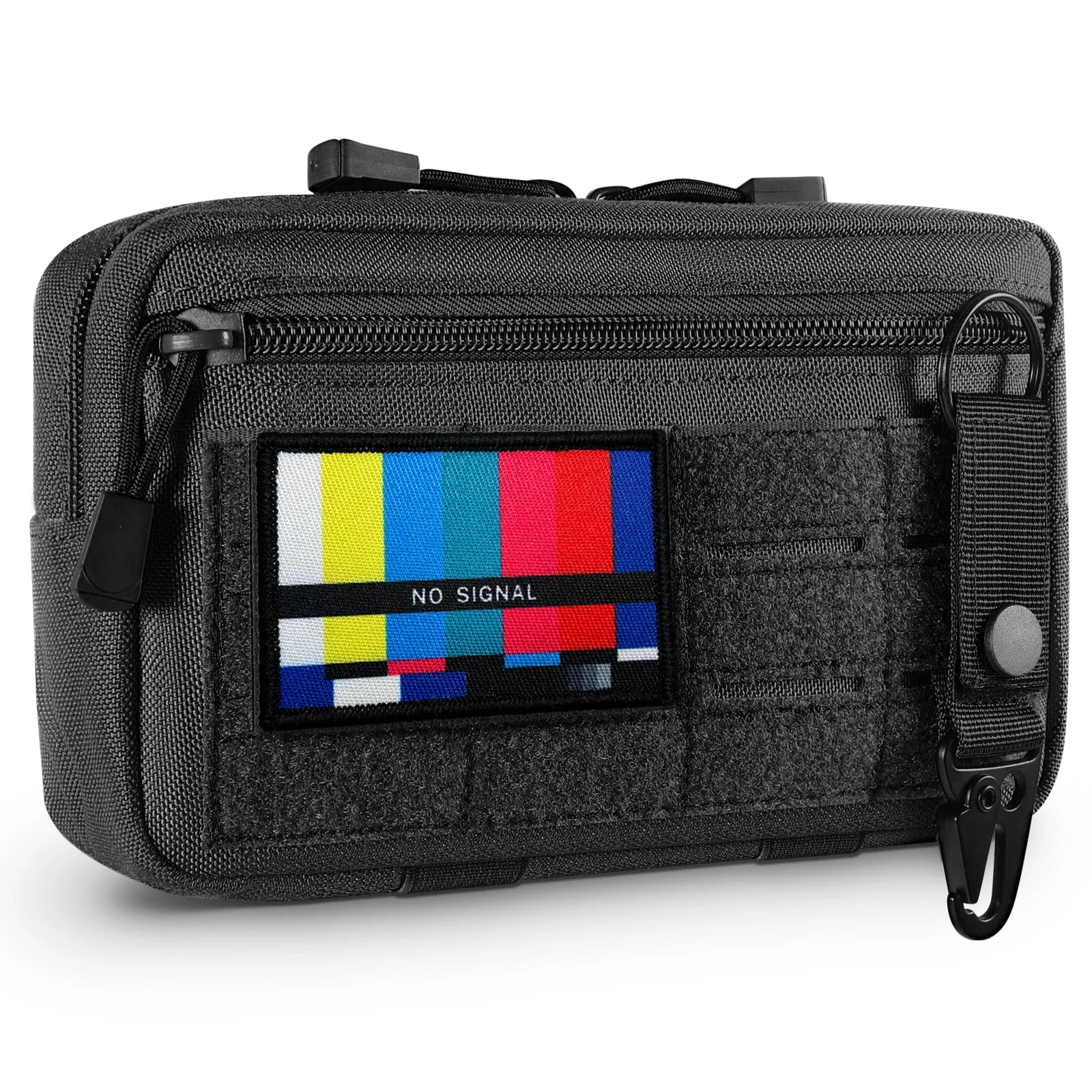 Meme de broma de televisión nocturna sin señal, parche moral de 2 "x 3" con respaldo de gancho y bucle, 1 ud. - imagen 4