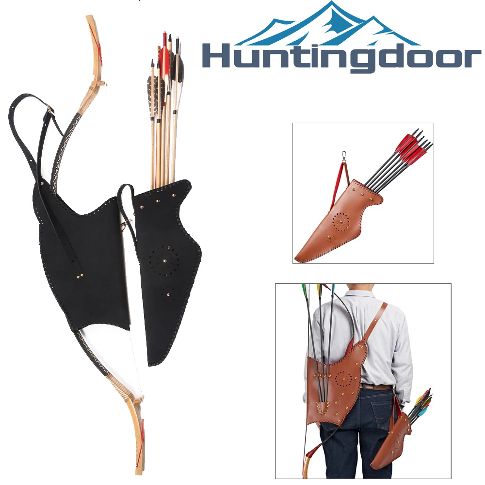 Bolsa de arco y flecha tradicional para tiro con arco, Material resistente al desgaste, accesorios de tiro para caza al aire libre, 1 ud.