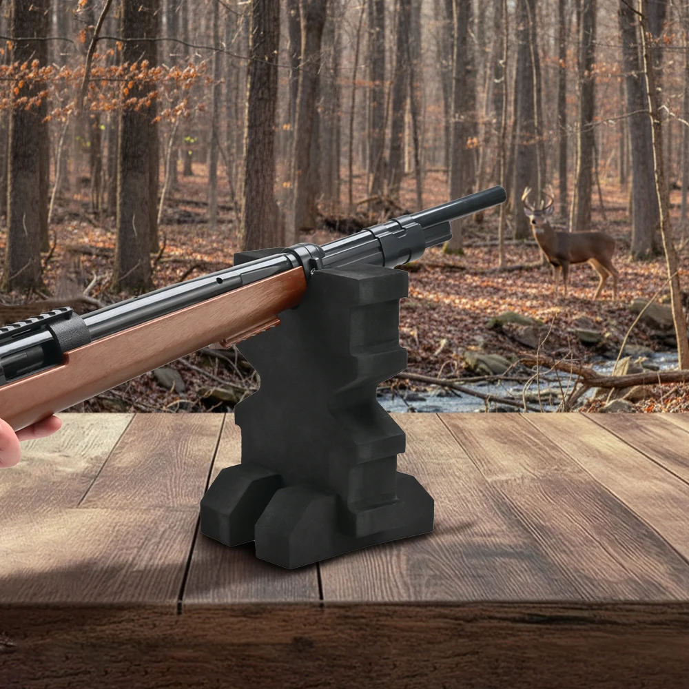Soporte de tiro de espuma EVA, banco X-Block, soporte para Rifle, banco de tiro con Base, estante para Rifle, escopeta, accesorios para pistola de caza - imagen 5
