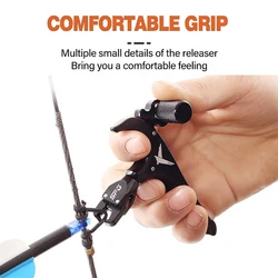 Pinza pulgar entrenamiento release arco compuesto aluminio