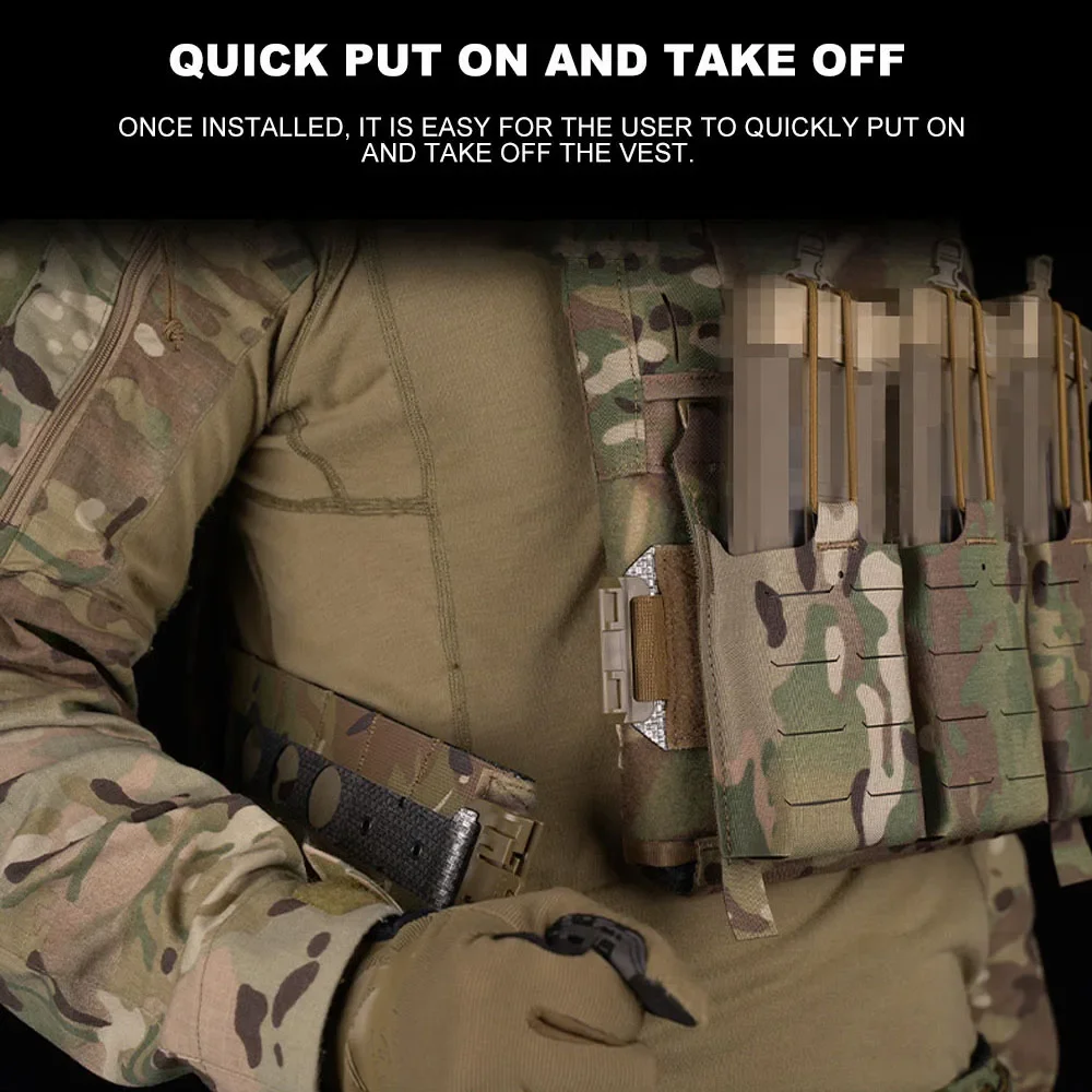 FCPC V5 chaleco táctico hebilla de liberación rápida estilo Ferro Airsoft chaleco de caza Cummerbund accesorios 2 uds - imagen 4