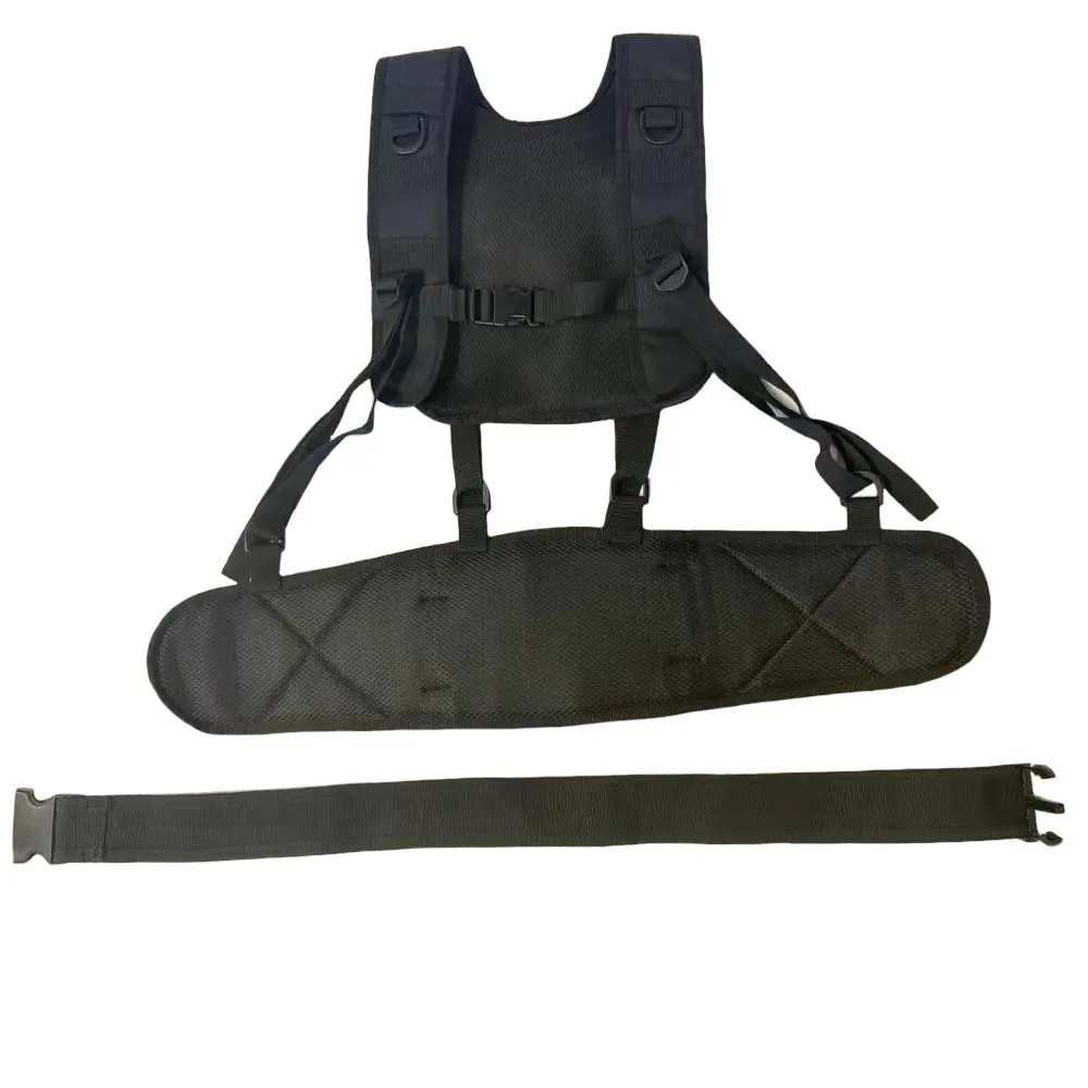 Cinturón táctico con correa para el pecho, correas para los hombros, cinturón en H, equipo multifuncional ligero y transpirable para exteriores, chaleco de pesca - imagen 2