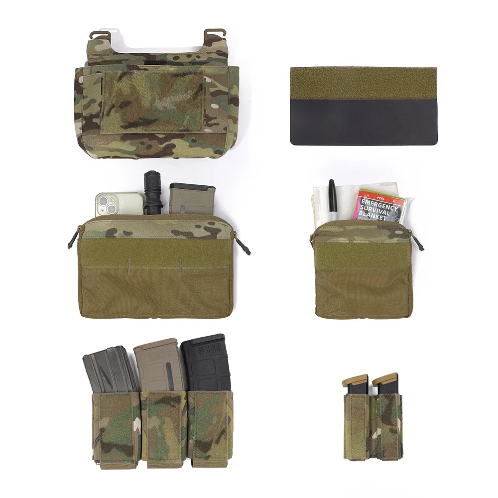 Emersongear táctico para FRO Style Chest Rig Set revista bolsa Mag bolsa caza senderismo Panel deporte combate 11,11 ventas - imagen 3