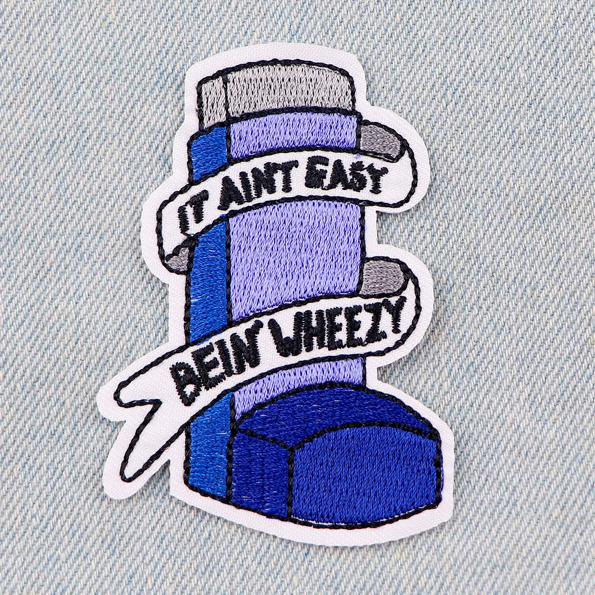 Parche con citas inspiradoras, letras bordadas, parches termoadhesivos para ropa, insignia de costura DIY - imagen 2