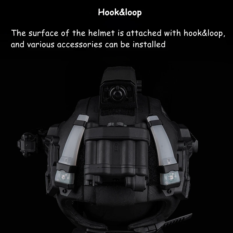 Casco táctico totalmente cubierto ajustable CS Airsoft Paintball cascos deportivos malla de acero máscara protectora de seguridad casco EVA - imagen 5