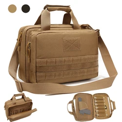 Bolsa de pistola, bolsa para revistas, bolsa de rango, estuche de herramientas de tiro con funda para pistola, bolso de hombro para tiro y caza