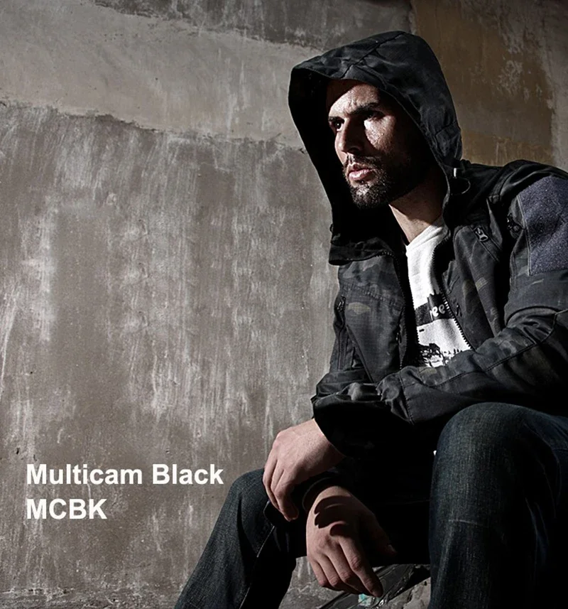 Chaqueta de caza táctica Multicam para exteriores, chaqueta de camuflaje para campo MTP Ripstop, chaqueta de caza MTP con capucha - imagen 5