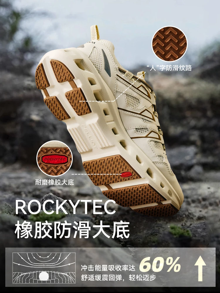 Plott-zapatos de senderismo transpirables para hombre, zapatillas de agua de secado rápido, sandalias de pesca, exteriores - imagen 5