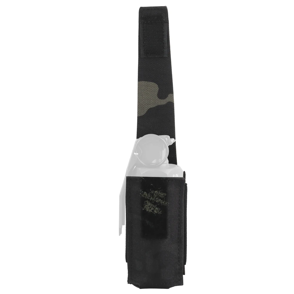 Bolsa táctica de bomba impactante Molle, bolsa de soporte para linterna, accesorios de caza, bolsillo en la cintura, bolsa de almacenamiento al aire libre CS - imagen 5