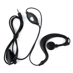 ABBREE 992 Mini Walkie Talkie auricular PTT 1 Pin 2,5mm con micrófono