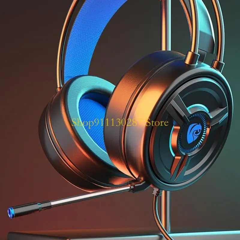 Auriculares para juegos J1HC, auriculares estéreo con para colocar sobre cabeza, casco para consola juegos - imagen 5