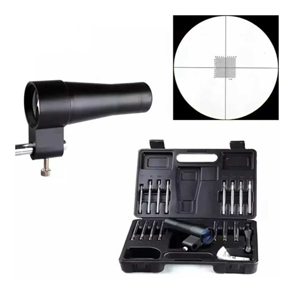 Shooin Optics Dispositivo de alineación de mira colimador de todos los calibre Boresighter de luz paralela para 1.77-.50 CAL - imagen 3