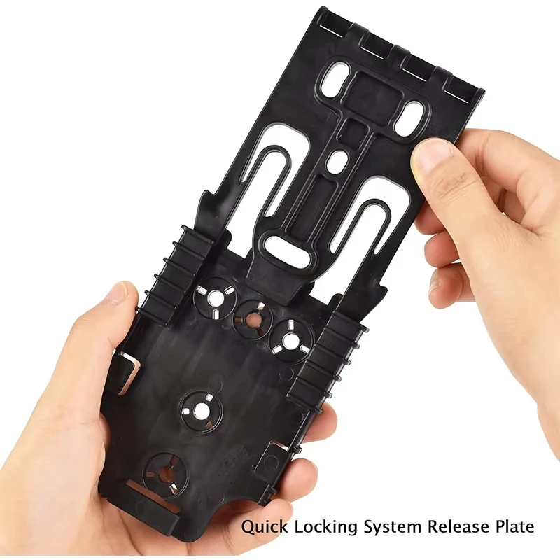 Qls-Kit de sistema de bloqueo rápido con horquilla de bloqueo y placa receptora, soporte de torniquete, funda para pistola, funda adaptadora Drop Flex - imagen 3