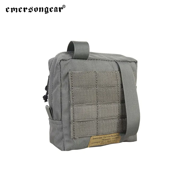 Emersongear 17 cm * 17 cm bolsa de rescate bolsa de caza Airsoft cintura Molle bolsillo senderismo Camping EM9332 11,11 ventas - imagen 5