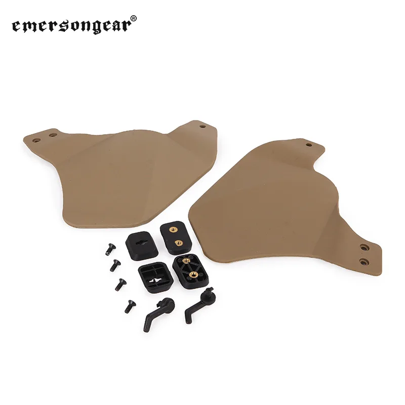 Emersongear-almohadillas protectoras para casco, cubierta lateral para casco táctico rápido, accesorios de riel para caza al aire libre - imagen 3