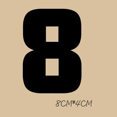 Transferencia de Calor DIY 0-9 Número de planchar en la ropa parche de ropa pegatinas térmicas de calor planchado apliques número camiseta DIY - imagen 4