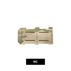 Placa adaptadora MOLLE para cinturón táctico vertical - Panel modular