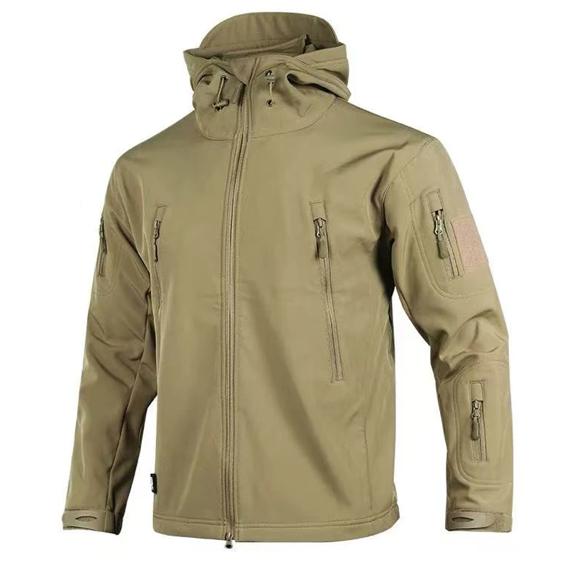 Chaquetas de lana de combate militar para hombre, abrigos tácticos impermeables para escalada al aire libre, senderismo, Camping y caza, invierno y otoño