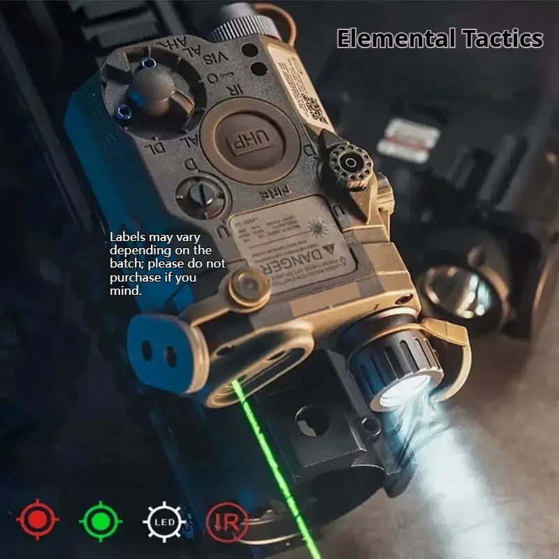 Luz láser táctica PEQ15 puntero láser rojo y verde