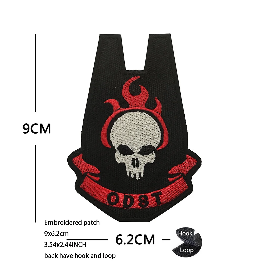 Nuevo WarHammer 40K Warhammer brazalete bordado símbolo rojo mochila al aire libre parche Oracle bolso bordado parche accesorio - imagen 4