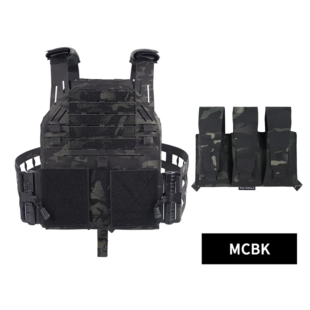 Chaleco táctico con Triple bolsa, diseño LBT 6094 G3 V2, portador de placa, equipo de caza de Paintball, accesorios para exteriores - imagen 2