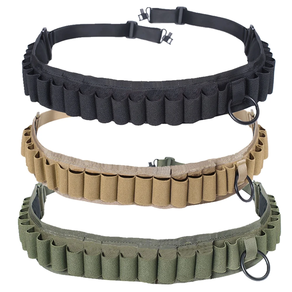 Escopeta táctica con estante de municiones calibre 12/20, caza táctica, 25 rondas, accesorios de caza de tiro de 140 CM - imagen 4