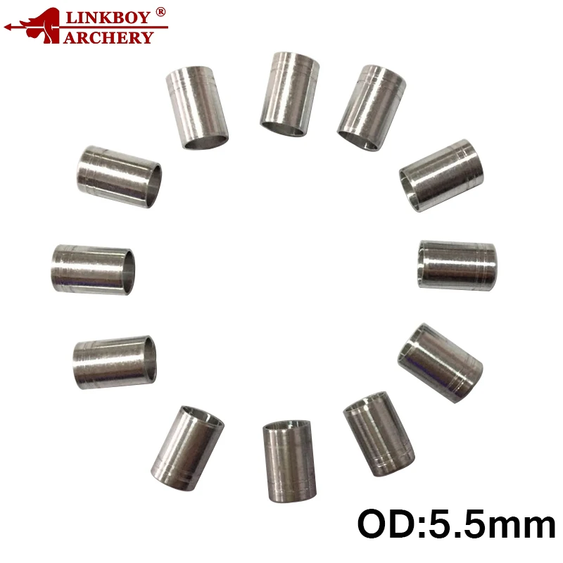 50pcs silver OD5.5mm