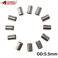 50pcs silver OD5.5mm