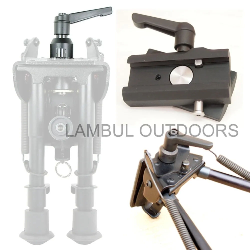 Cerradura giratoria de ajuste rápido táctico para Harris Bipods Pod-Loc, adaptador para pistola de tiro y caza - imagen 2