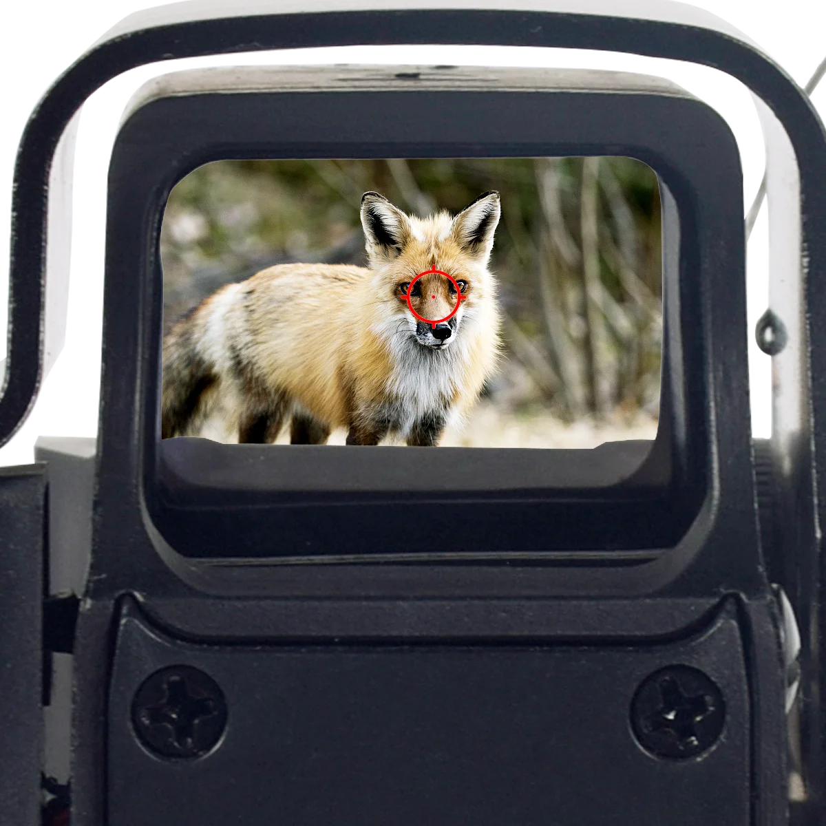 Mira holográfica de punto rojo 558 Airsoft G33/G43/G45 3X 5X lupa compatible con soportes de riel de 20mm mira réflex óptica accesorios de caza - imagen 3