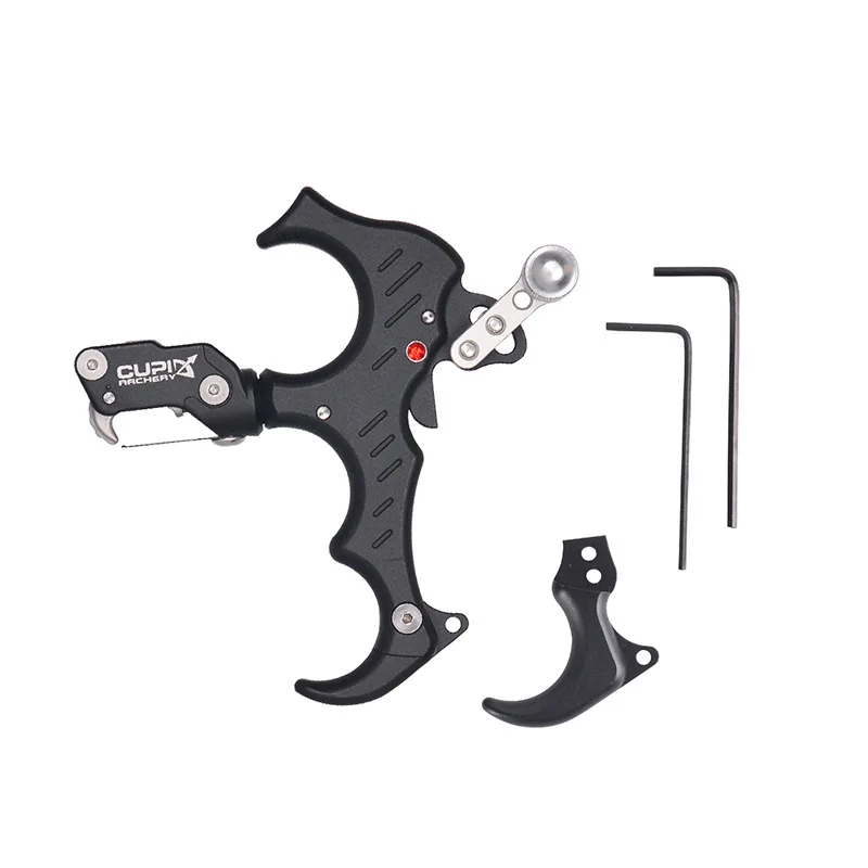 Herramienta de liberación de 360 grados, arco compuesto de fibra de carbono, fuerza compleja, esparcidor de agarre, flecha para mano izquierda y derecha, acero inoxidable - imagen 5