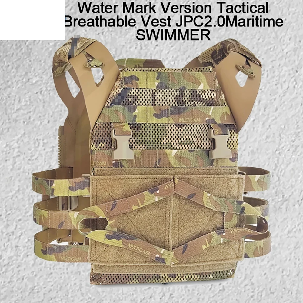 Nuevo juego CS al aire libre caza táctica versión WaterMark chaleco táctico transpirable estilo CP JPC2.0maritime SWIMMER - imagen 2