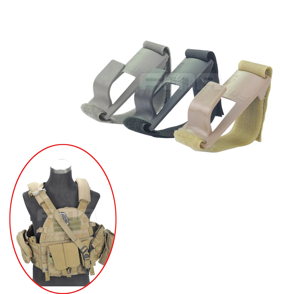 Equipo táctico FMA chaleco militar al aire libre, eslinga DE montaje en el hombro, gancho DE anclaje fijo, Clip Molle, equipo DE pecho BK/DE/FG Airsoft