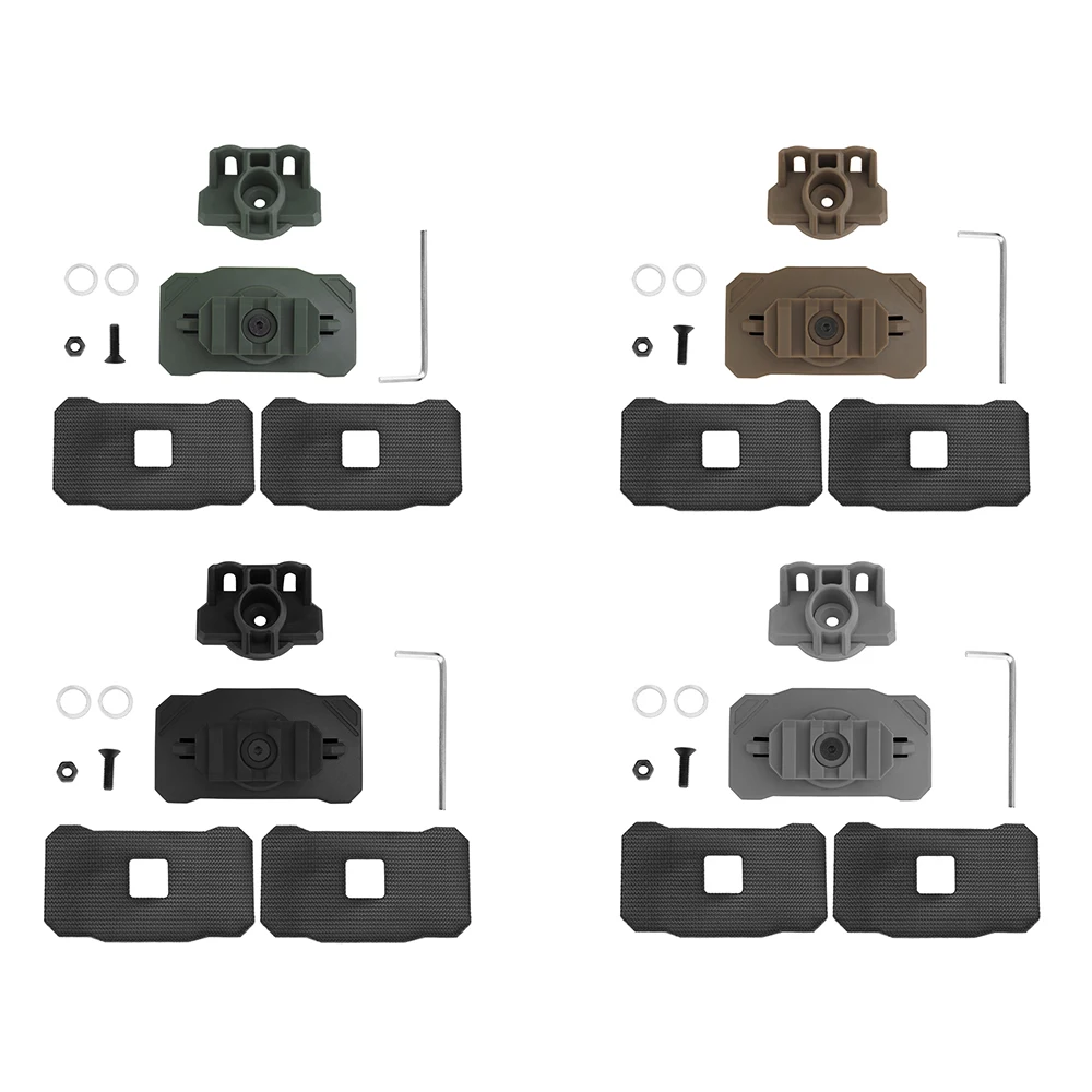 Deportes al aire libre dos modos fijos casco Universal luz táctica dispositivo de visión nocturna adaptador giratorio - imagen 3