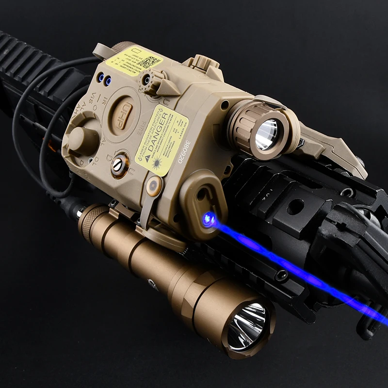 Linterna táctica Surefir M600 M300A M600U 400/600 lúmenes luz blanca PEQ rojo verde azul punto doble interruptor Airsoft Accesorios - imagen 3