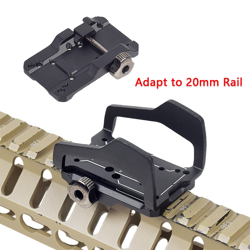 Funda protectora táctica de punto rojo, equipo de tiro Airsoft, alcance Universal, montaje de exoesqueleto, riel Picatinny de 20MM - imagen 2