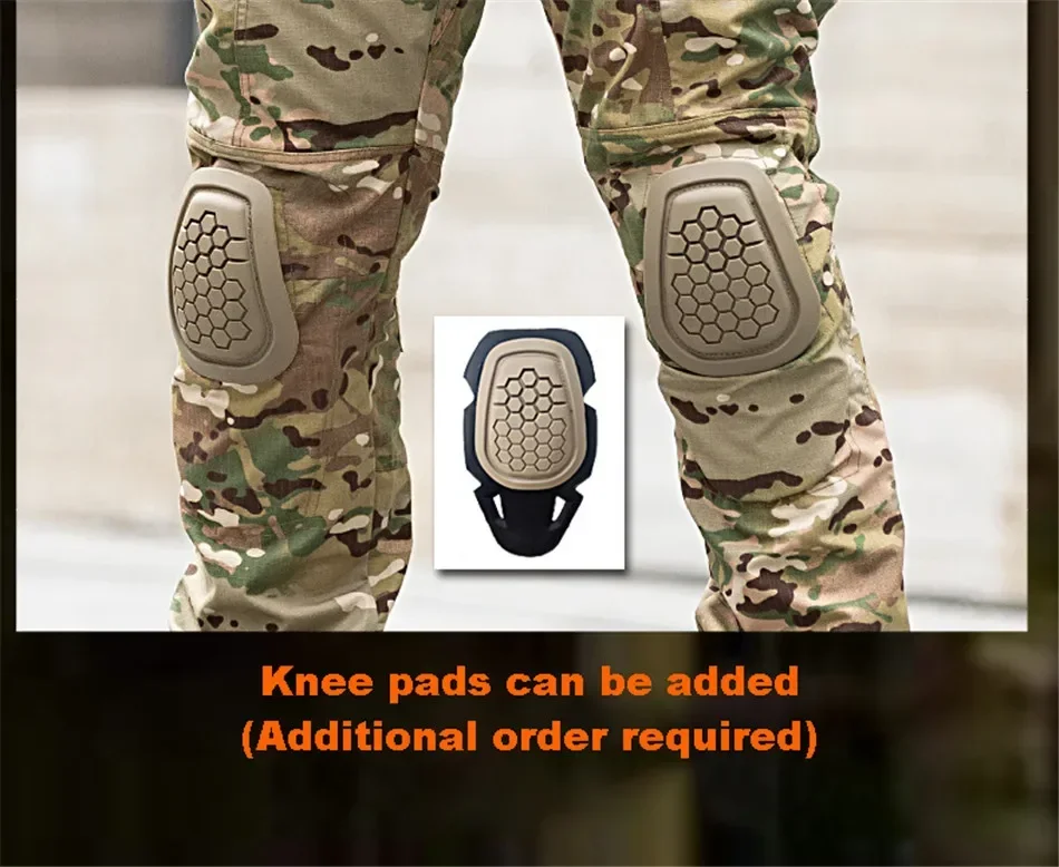 Pantalones tácticos G4 para hombre, entrenamiento de camuflaje al aire libre, senderismo, caza, pantalones Cargo multifuncionales, otoño y primavera - imagen 5