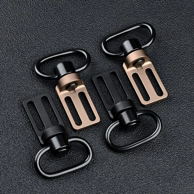 Adaptador táctico de conversión de eslinga QD de 2 a 1 punto de trígida con Base giratoria Convertible Qd de 1 pulgada QD montaje de rotación de liberación rápida - imagen 2