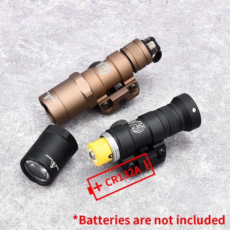 M300B M300, linterna Tacitcal SF, Mini arma de exploración, luz LED de caza, ajuste de 20MM, riel Picatinny, momentáneo, constante, en la cola - imagen 4