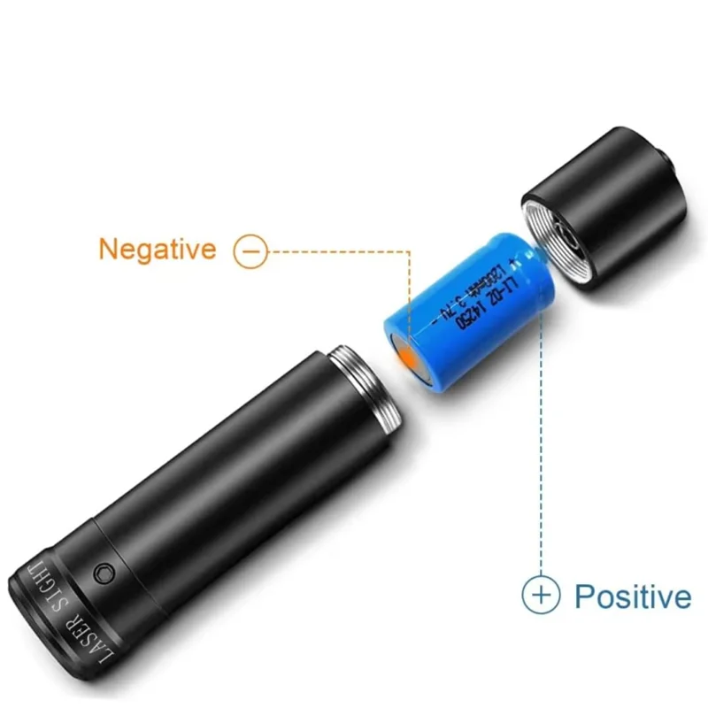 Mira láser táctica de punto rojo con soporte para riel Picatinny de pistola - imagen 4