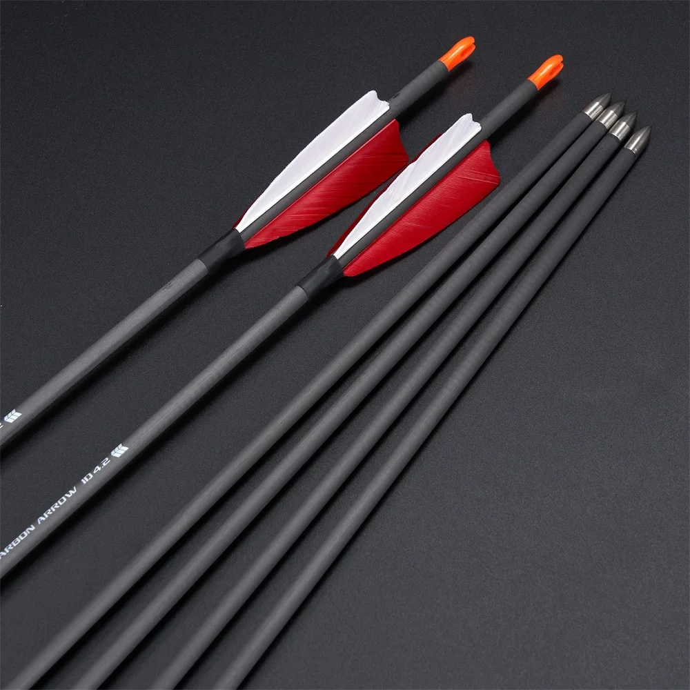 Flecha carbono Toparchery para tiro con arco precisión - imagen 4