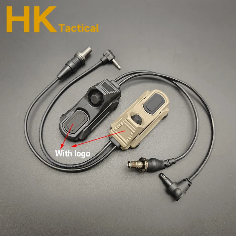 Unidad Táctica con botón de doble función, interruptor remoto de presión Surefir M300 M600 OTAL-C PEQ DBAL A2 2,5/3,5/DC/SF, enchufe compatible con riel de 20mm - imagen 3