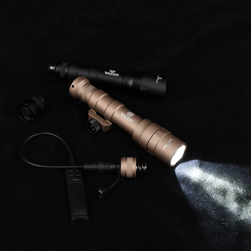 Wadsn-linterna táctica Surefir M600 M600DF de alta potencia, luz LED blanca de 1400 lúmenes, apta para riel de 20MM, Airsoft, caza, explorador - imagen 4