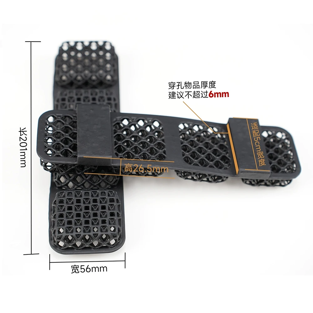 Almohadilla de sellado de cintura táctica ligera, hombreras de chaleco JPC transpirables de panal tridimensionales 3D, almohadilla para mochila al aire libre - imagen 5