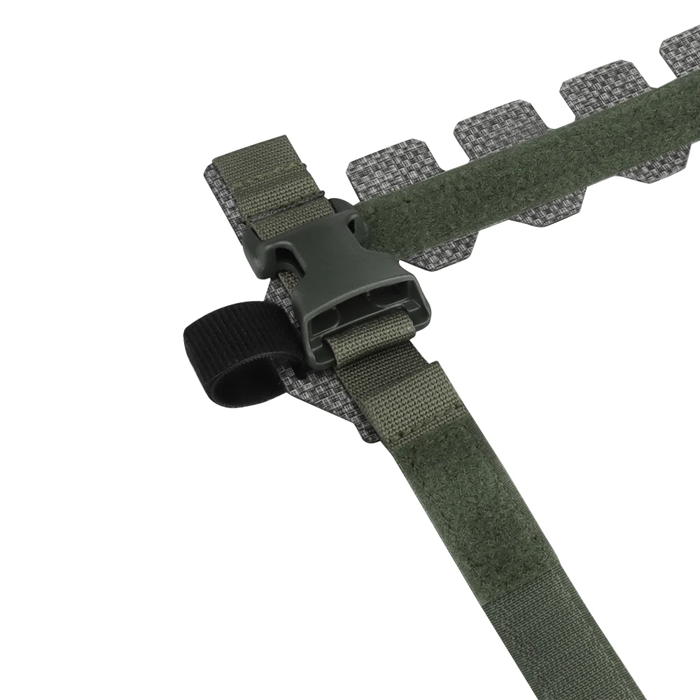AVS-accesorio de chaleco Airsoft, adaptador de hebilla de conexión de Panel frontal colgante para el pecho, equipo de expansión militar ajustable - imagen 5