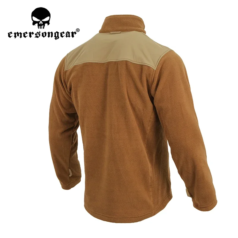 Emersongear-Chaqueta polar táctica LT con etiqueta azul, abrigo de capa media cálida para combate, ciclismo al aire libre, senderismo, Camping, EMB9483 - imagen 5