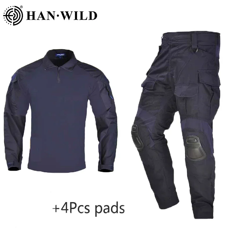 Uniforme táctico para hombre, traje de camuflaje, entrenamiento de acampada, conjunto de combate, pantalones, camisa CP, Softair, Paintball, caza, senderismo, ropa para hombre - imagen 3