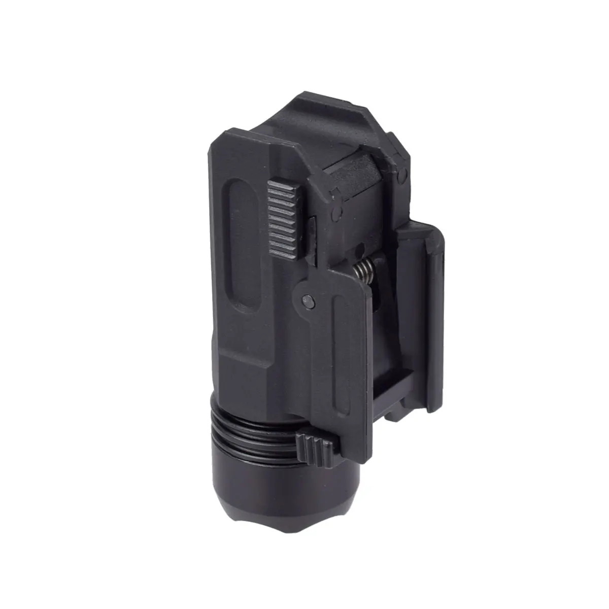 Luz de explorador táctica-Mini linterna LED QD riel de 20mm para Glock 17 18C antorcha de pistola constante de caza - imagen 5
