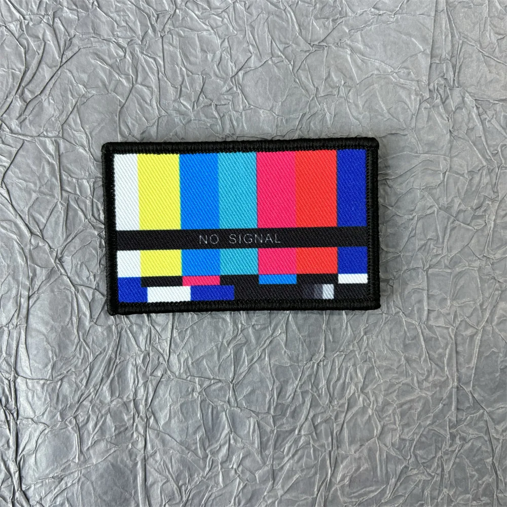 TV sin apliques de señal para ropa cuando todo lo demás fallos Ctrl + Alt + Del parche militar parches tácticos de gancho y bucle mochila - imagen 3