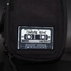 Parche "Cassette", insignia de moral militar con estampado de gancho y bucle, mochila, accesorios de decoración de ropa, brazalete adhesivo